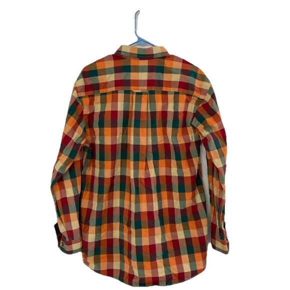 Men's Orvis Antique Oxford Long Sleeve Shirt Multicolor Colorblock Size Medium - Picture 7 of 7